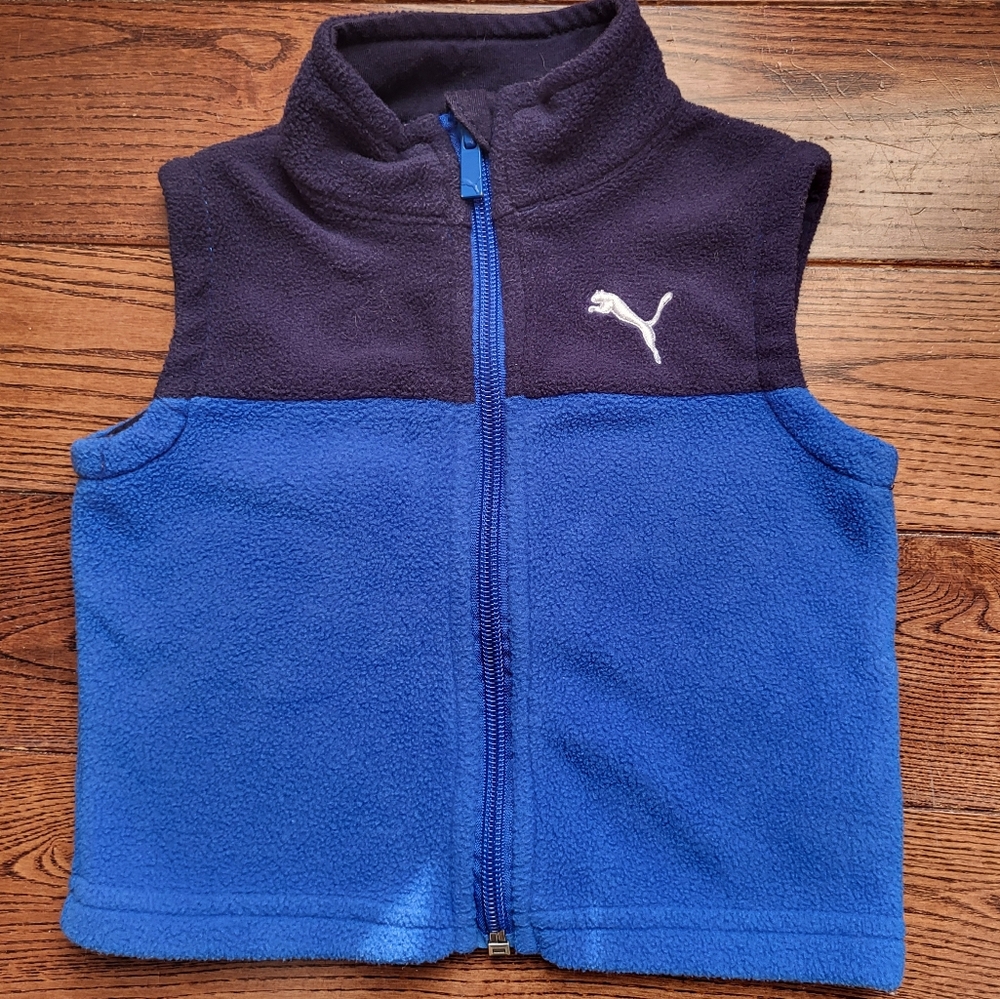 🚨3/$10 Puma Blue Fleece Vest